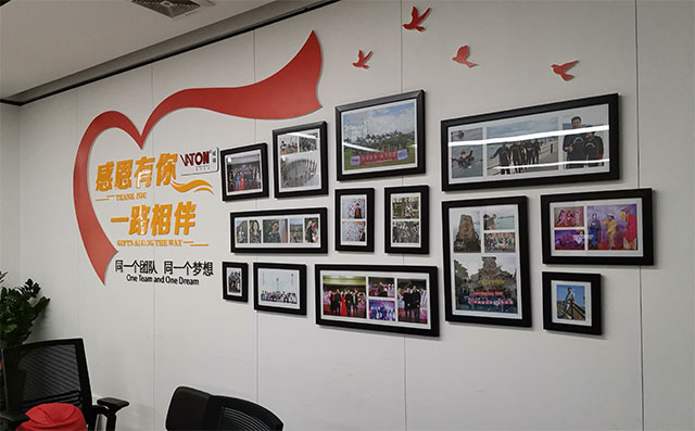 家乐威顿企业文化墙设计制作安装效果图